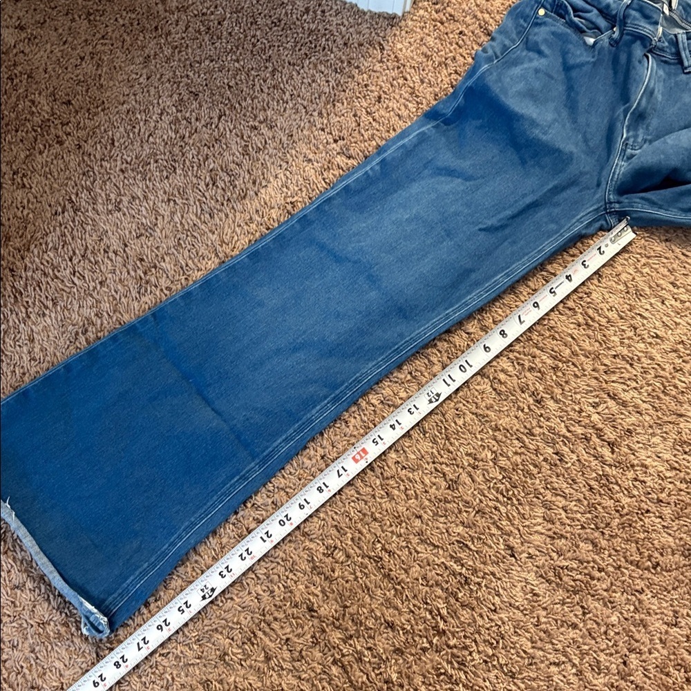 PAIGE Genevieve Flare Blue Jeans - Picture 9 of 9